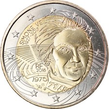 France, 2 Euro, Simone Veil