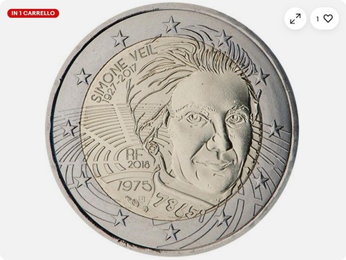 Euro commemorativa francia - 2,