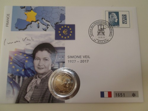 Euro numisbrief francia 2018 - euro,